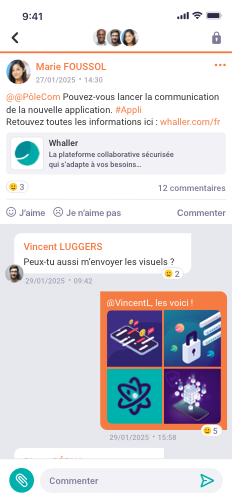 comments screen