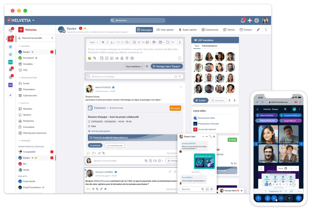 Gate sphère Helvetia